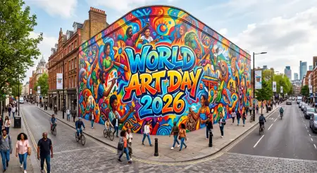 Free World Art Day Facts 2026 2 Image Download