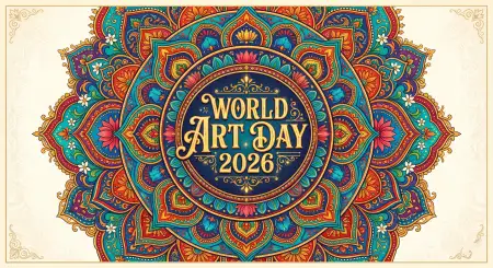 Free World Art Day Online Events 2026 Image Download