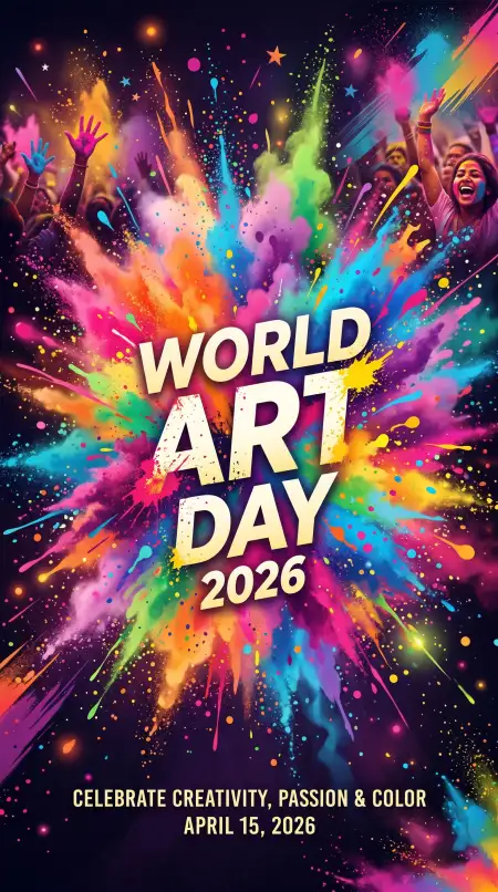 Free World Art Day Png Free Download 2 Image Download