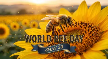 World Bee Day 2026 Nature Wallpaper - Free World Bee Day 2026 Download