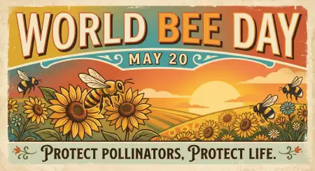 World Bee Day 2026 Pollinator Awareness - Free World Bee Day 2026 Download