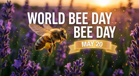 World Bee Day 2026 Social Media Post Ideas - Free World Bee Day 2026 Download