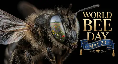 World Bee Day 2026 Transparent Png - Free World Bee Day 2026 Download