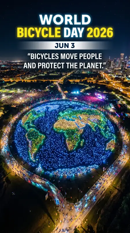 World Bicycle Day 2026 Cycling Quotes - Free World Bicycle Day 2026 Download