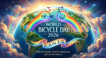World Bicycle Day 2026 Greetings - Free World Bicycle Day 2026 Download