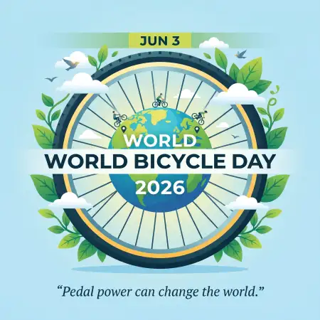 World Bicycle Day 2026 Instagram Post - Free World Bicycle Day 2026 Download