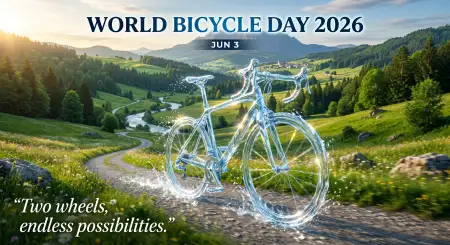 World Bicycle Day 2026 Wishes - Free World Bicycle Day 2026 Download