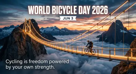 World Bicycle Day 2026 World Cycling Day Images - Free World Bicycle Day 2026 Download