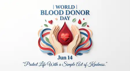 World Blood Donor Day 2026 Blood Donor Badge Design - Free World Blood Donor Day 2026 Download
