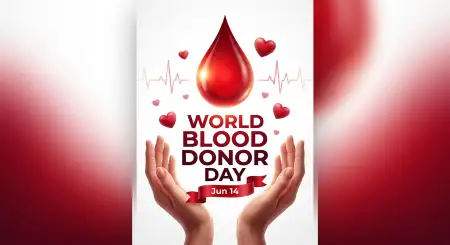 World Blood Donor Day 2026 Health Awareness Poster - Free World Blood Donor Day 2026 Download