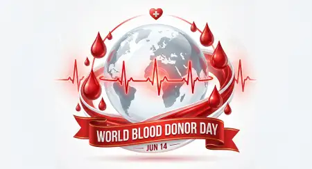 World Blood Donor Day 2026 Healthcare Illustration - Free World Blood Donor Day 2026 Download