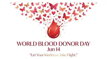 World Blood Donor Day 2026 Hospital Campaign Banner - Free World Blood Donor Day 2026 Download
