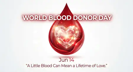 World Blood Donor Day 2026 Life Saving Campaign Graphic - Free World Blood Donor Day 2026 Download