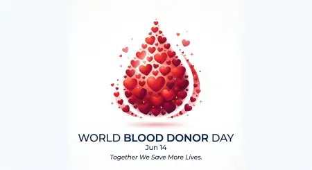 World Blood Donor Day 2026 Modern Healthcare Social Media Creative - Free World Blood Donor Day 2026 Download