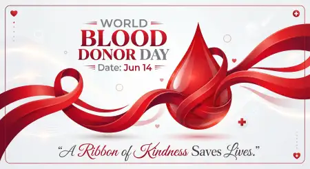 World Blood Donor Day 2026 Save A Life Donate Blood Poster - Free World Blood Donor Day 2026 Download