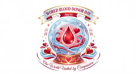 World Blood Donor Day 2026 Transparent Png - Free World Blood Donor Day 2026 Download