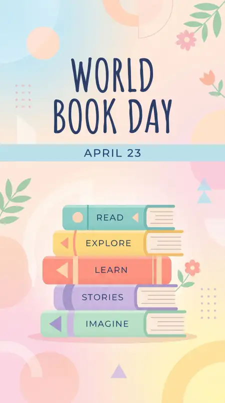 World Book Day Canva Templates Free - Free World Book Day 2026 Download