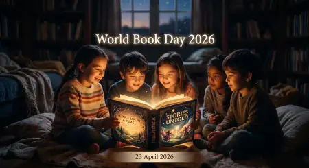 World Book Day Realistic Poster Prompt - Free World Book Day 2026 Download
