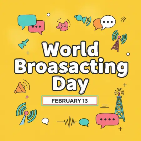 Free World Broadcasting Day Drawing Competition Ideas Background Download