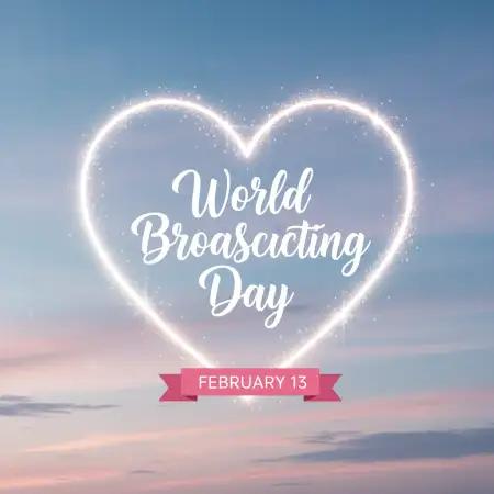 Free World Broadcasting Day Instagram Post Ideas Background Download