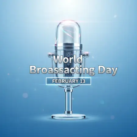 Free World Broadcasting Day News Anchor Background Background Download