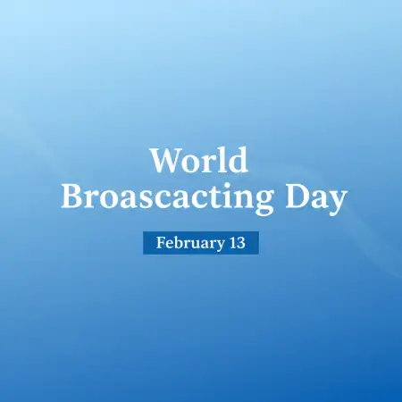 Free World Broadcasting Day Quotes And Wishes Background Download