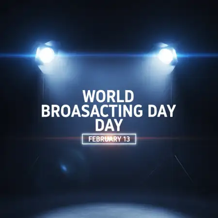 Free World Broadcasting Day Tv Broadcasting Concept Background Download