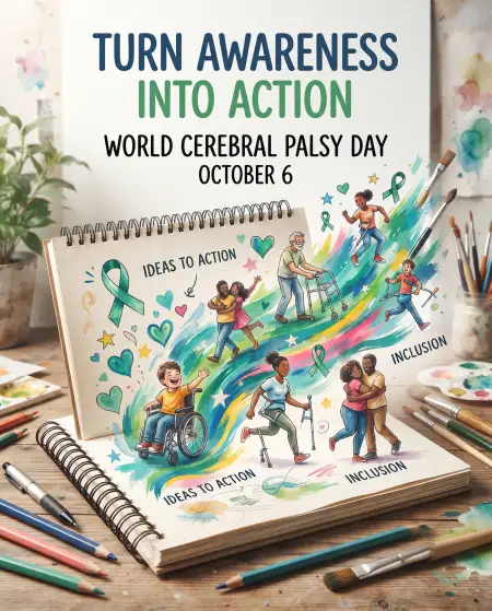 world cerebral palsy day awareness poster 2026 - World Cerebral Palsy Day