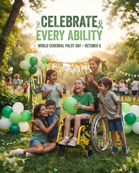 world cerebral palsy day banner 2026 - World Cerebral Palsy Day