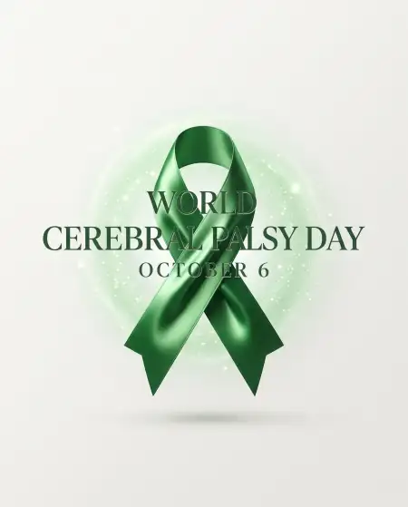 world cerebral palsy day green ribbon png 2026 - World Cerebral Palsy Day