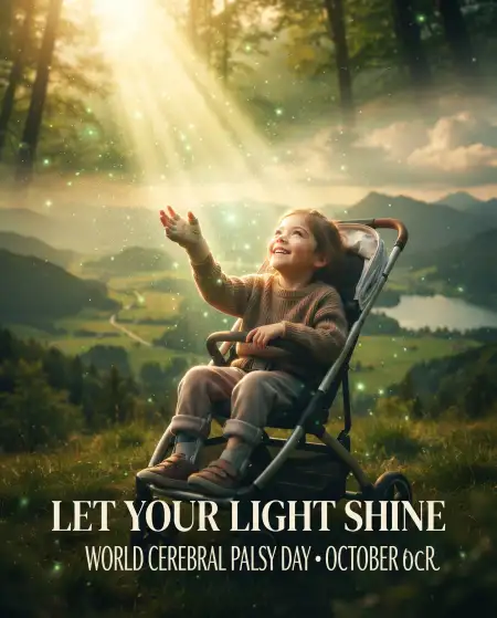 world cerebral palsy day poster background 2026 - World Cerebral Palsy Day