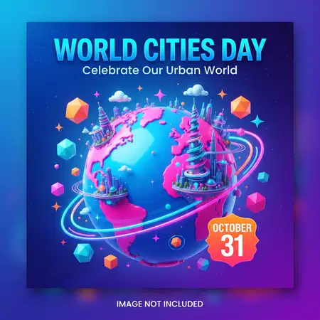 world cities day 2026 instagram reels cover - World Cities Day 2026