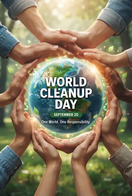 world cleanup day 2026 greetings - World Cleanup Day 2026