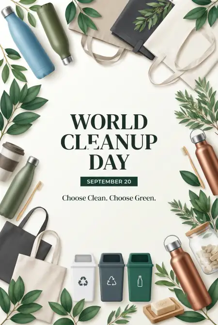 world cleanup day 2026 instagram post - World Cleanup Day 2026