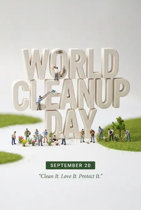 world cleanup day community cleaning image - World Cleanup Day 2026