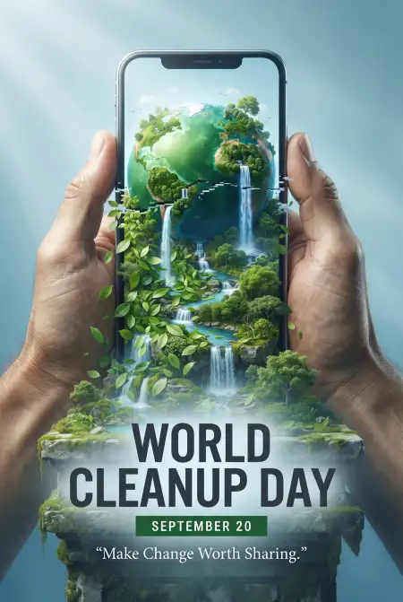 world cleanup day environmental awareness poster - World Cleanup Day 2026