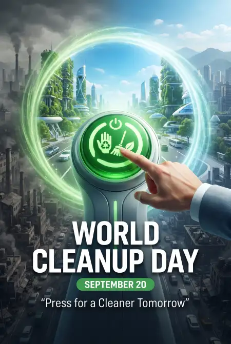 world cleanup day recycling awareness poster - World Cleanup Day 2026