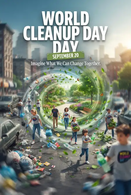 world cleanup day school activity poster - World Cleanup Day 2026