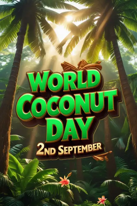 World Coconut Day Drawing Ideas For School Competition - Free World Coconut Day Download