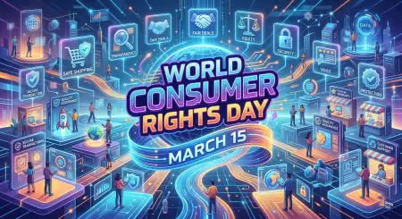 World Consumer Rights Day Banner Background - Free World Consumer Rights Day Download
