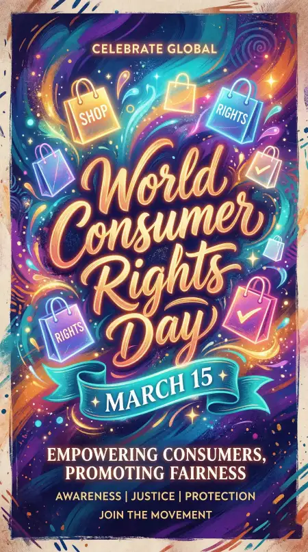 World Consumer Rights Day Creative Poster Design - Free World Consumer Rights Day Download