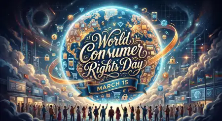 World Consumer Rights Day Text Typography Design - Free World Consumer Rights Day Download