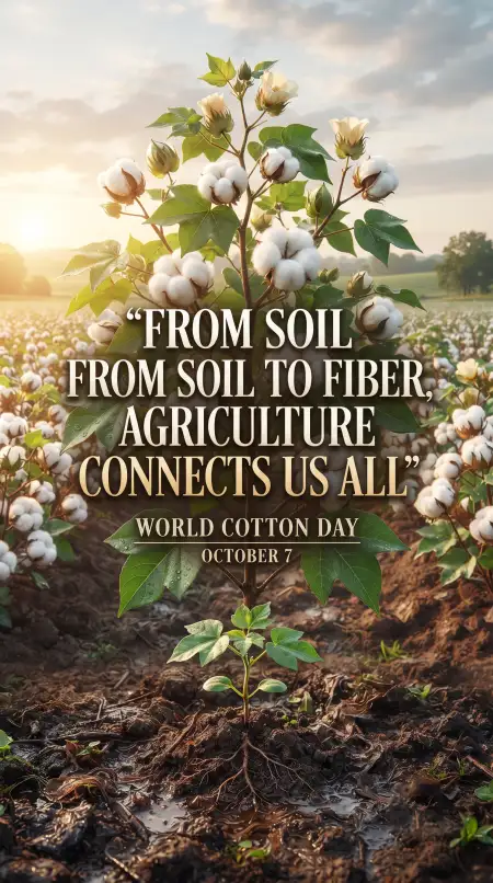 world cotton day agriculture quotes