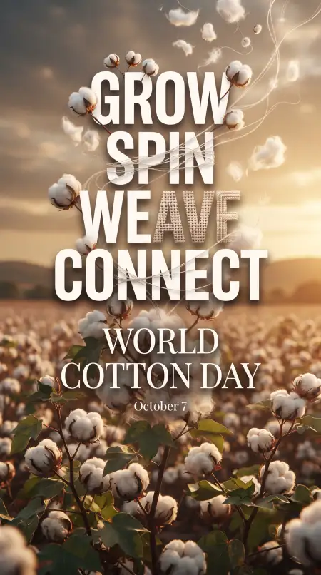 world cotton day awareness messages