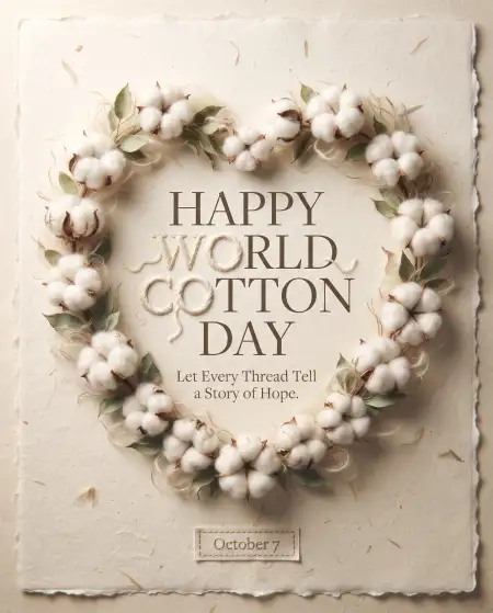 world cotton day inspirational wishes