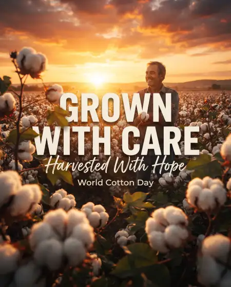 world cotton day instagram post