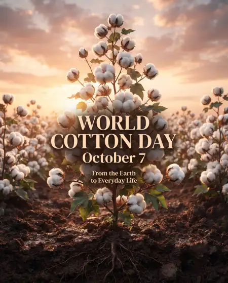 world cotton day messages 2026