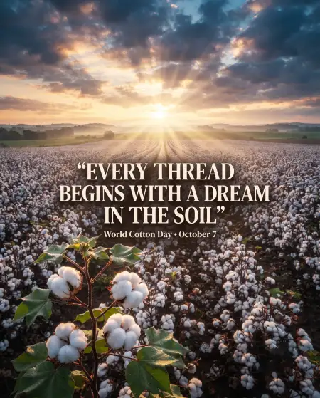 world cotton day quotes