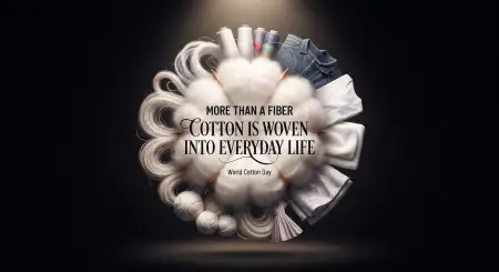world cotton day social media poster