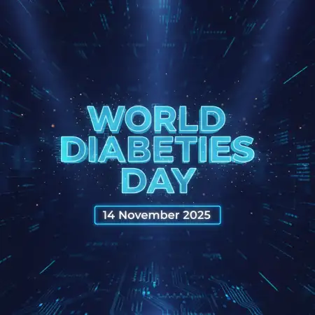 World Diabetes Day 2025 Health Awareness Wallpaper - Free World Diabetes Day 2025 Download